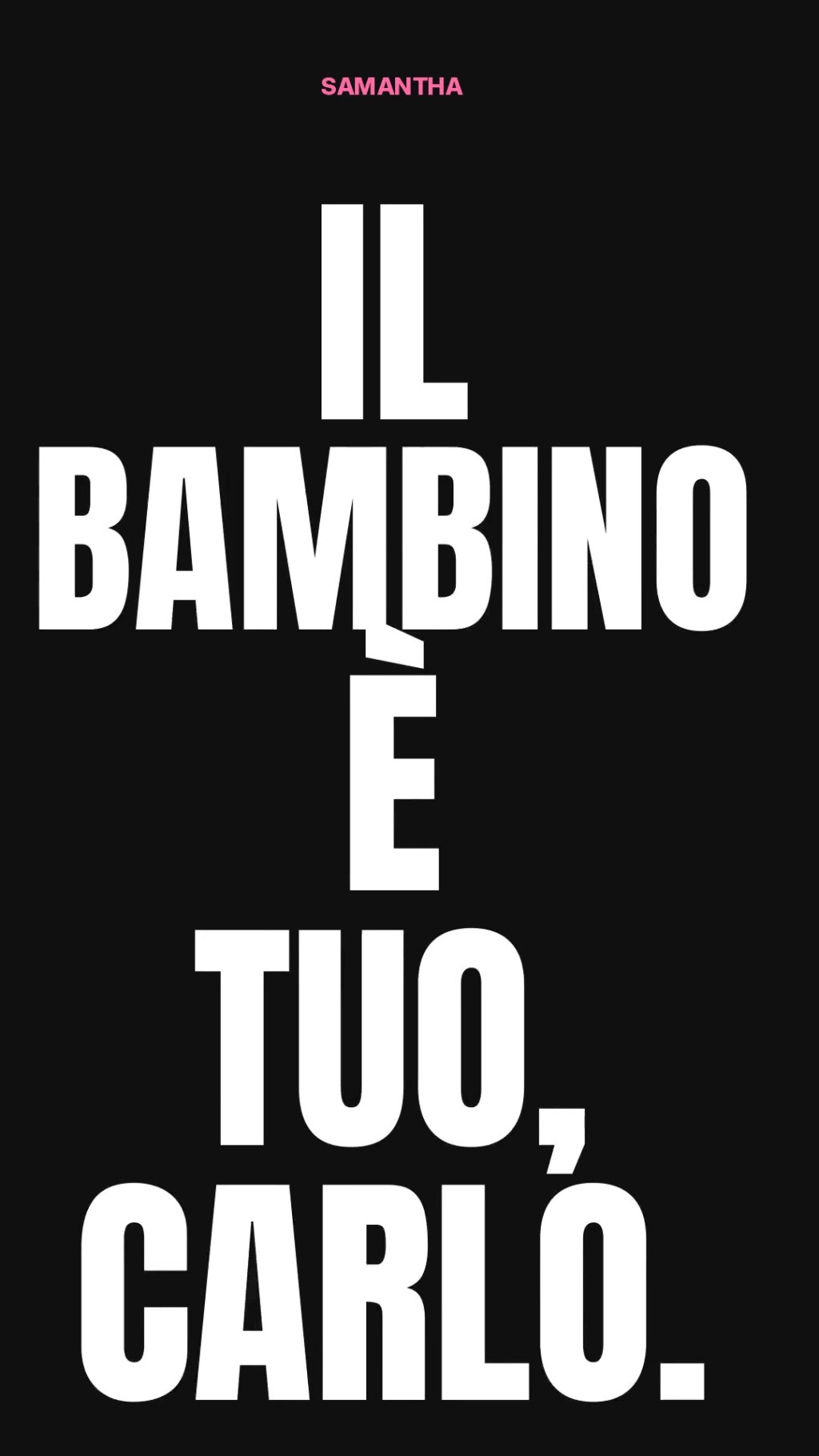 La busta di Samantha: sei e quaranta, villa&nbsp;Ferrante